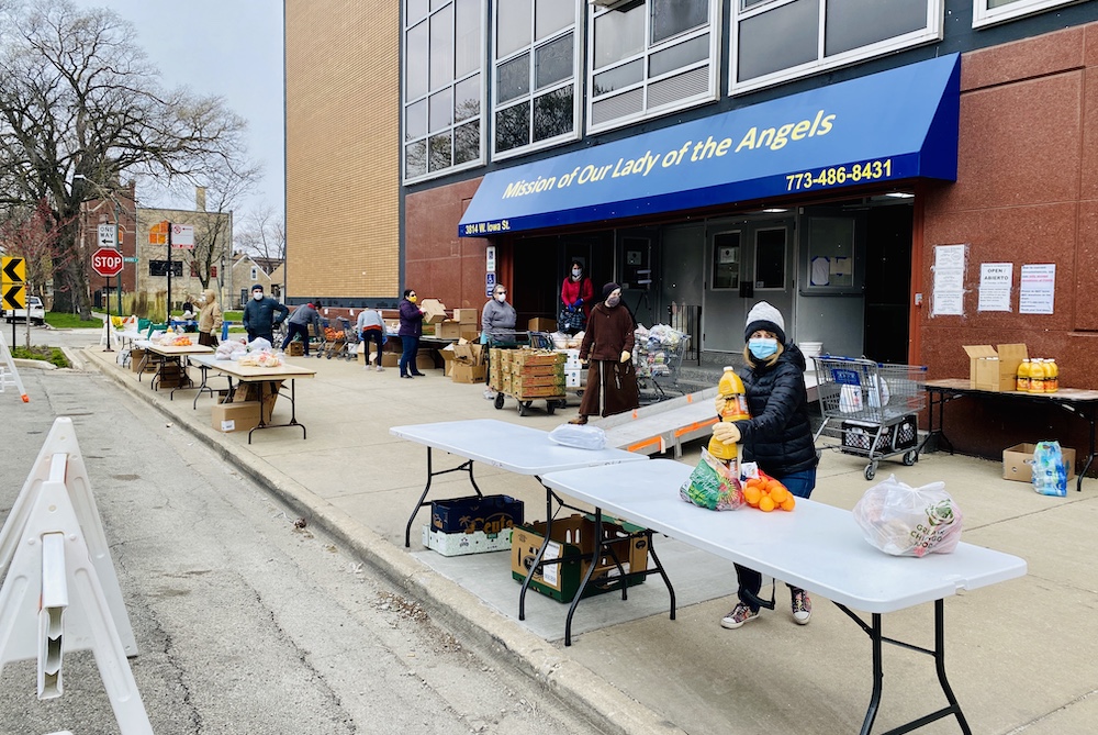Sisters take food pantry ministries outdoors during pandemic Global